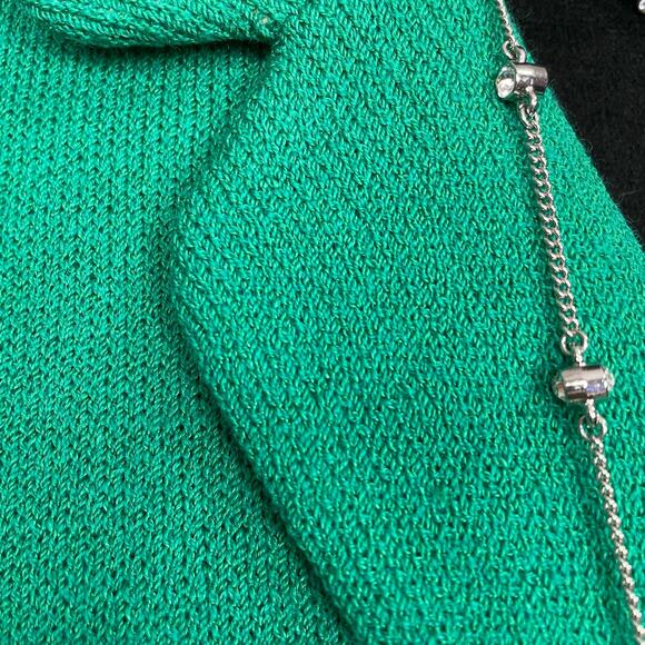 St. John Collection Vibrant Green Mini Dress - Picture 3 of 6